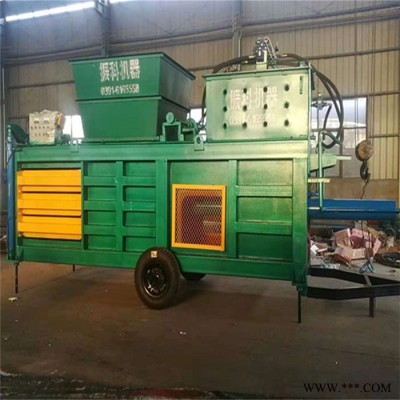 鸡西通用型液压打包机 大型卧式秸秆稻草捆扎机 金属废铁油漆桶打包机设备图7