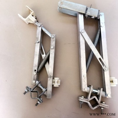 宏鑫工矿 单级铝架集电器 单级H型滑触线集电器碳刷架图6