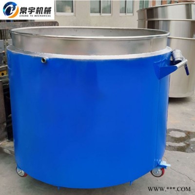 常宇机械 油漆涂料搅拌分散拉缸 不锈钢料缸 可移动搅拌桶 搅拌罐可带阀门图2