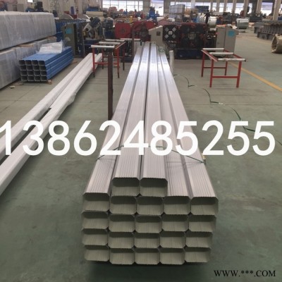 来料加工144*108落水管  PVDF油漆落水管  宝钢银色落水管138-6248-5255  宝钢PE油漆落水管图2