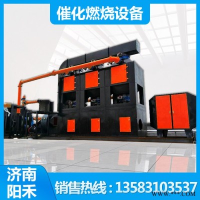 催化燃烧废气治理设备济南阳禾油漆喷涂处理催化
