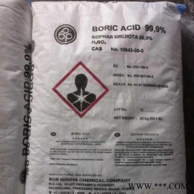现货供应俄罗斯硼酸 工业级99%含量国标油漆颜料用硼酸图4