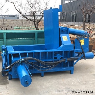 现货供应全自动卧式液压金属压块机 易拉罐油漆桶压块机图6