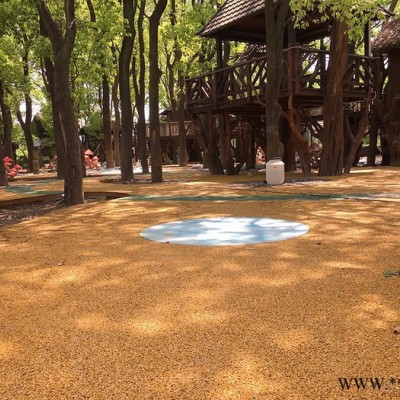 透水混凝土施工|透水露骨料材料|彩色双丙聚氨酯油漆图3