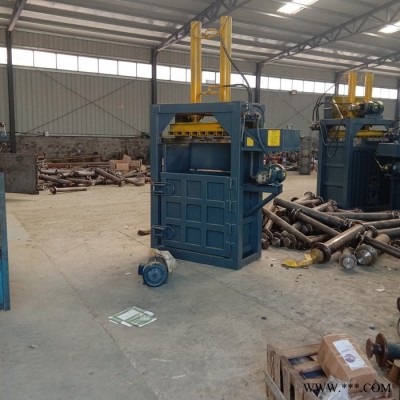 科博油漆桶纸板油漆桶压包立式液压打包机 废品废料编织袋易拉罐塑料瓶压缩打包机图4