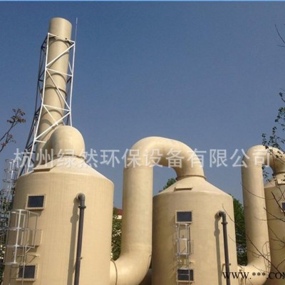 【绿然环保】机械行业喷淋塔 油漆旋流塔 UV漆气设备光催化除臭 废气处理设备图2