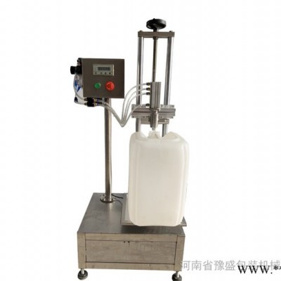 小型半自动灌装设备 油漆润滑油灌装机 油类液体灌装机 单头简易称重式灌装机图8