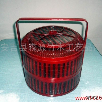 供应森源SY-P-01穿丝竹篮手工礼品篮环保油漆篮图2