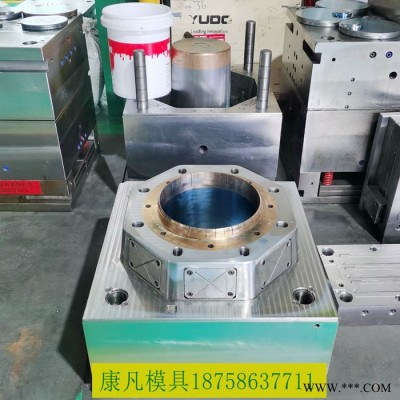 注塑模具 18公斤涂料桶模具  真石漆桶模具 塑料油漆桶模具价格 台州黄岩桶模具厂图4