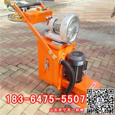 混凝土抛光研磨机手推式电动地坪漆打磨机地面油漆除锈手推打磨机图4