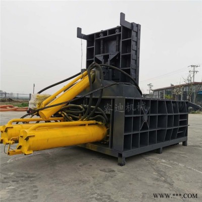 睿迪牌金属卧式液压成型机废旧易拉罐油漆桶压块机图8