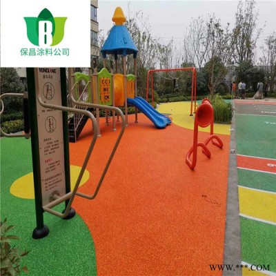 保昌供应路面改色地坪漆涂料 透水地坪漆 水泥路面改色剂 地面施工油漆现货供应图2