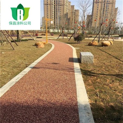 保昌供应路面改色地坪漆涂料 透水地坪漆 水泥路面改色剂 地面施工油漆现货供应图6