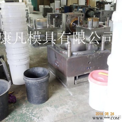 供应浙江黄岩注塑机油模具,18升20公斤润滑油桶塑料涂料桶模具,油漆桶模具图7