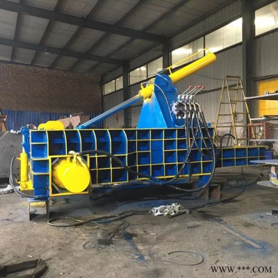 金亿 油漆桶金属压块机 河北铝屑废铁金属边角料压块机图6