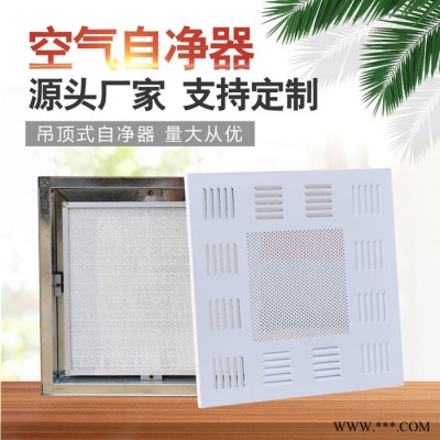 湖北油漆过滤器定制ZJ-600吊顶式空气自净器ffu空气净化单元图5
