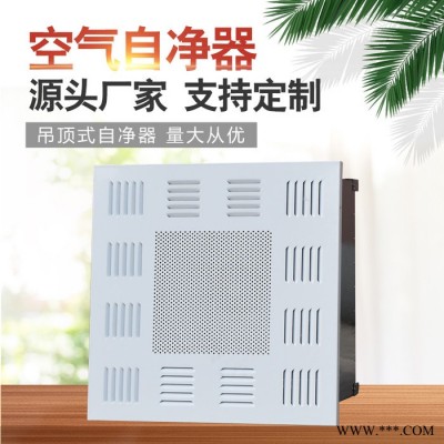 湖北油漆过滤器定制ZJ-600吊顶式空气自净器ffu空气净化单元图3