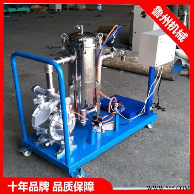 鲁达LZ袋式过滤机，油漆涂料流体物料用不锈钢袋式过滤机图3