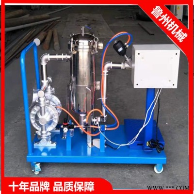鲁达LZ袋式过滤机，油漆涂料流体物料用不锈钢袋式过滤机图2
