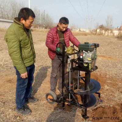 196CC大排量汽油挖洞机 启航订做油漆桶压缩机 立式打包机价格图8