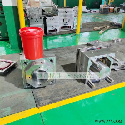 注塑模具 涂料桶模具 油漆桶模具16升好的包装桶模具设计制造  18升机油桶模具图6