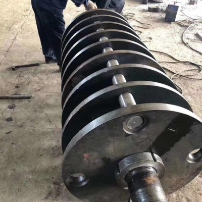 二手双轴机头料撕碎机 易拉罐油漆桶撕碎机 金属厨余垃圾撕碎机图4