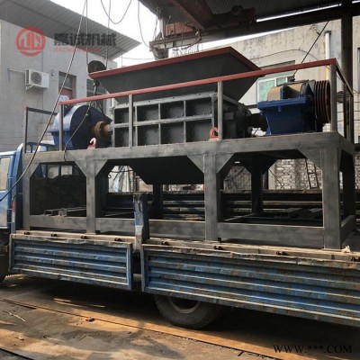 嘉诚双动力油漆桶撕碎机 铝合金撕碎机 树根木材撕碎机 破碎机厂家图6