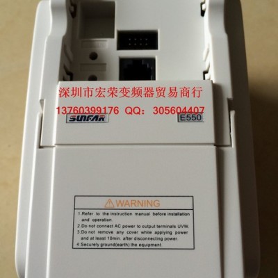 4KW雕刻机专用SUNFAR变频器E550-4T0040L及操作面板现货 雕刻机变频器图2