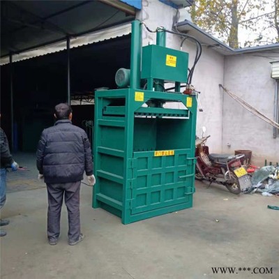 油漆桶大型压扁机 2019年新款纸屑铁屑松散料压缩打包机富兴图4