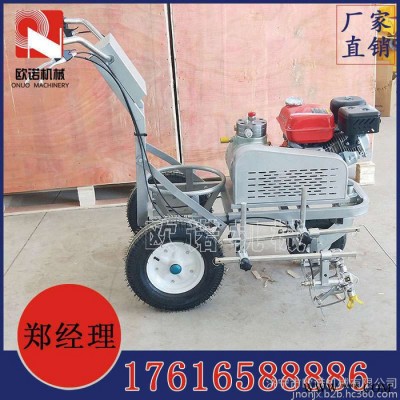 小型冷喷划线机厂家 自喷式油漆划线机 路面手推式划线机图5