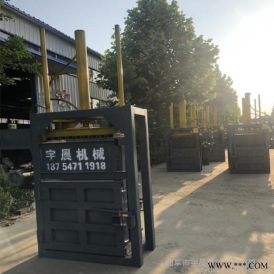 40吨废油漆桶压扁机 鞋厂下脚料打包压块机 380v电压压缩机价格图4