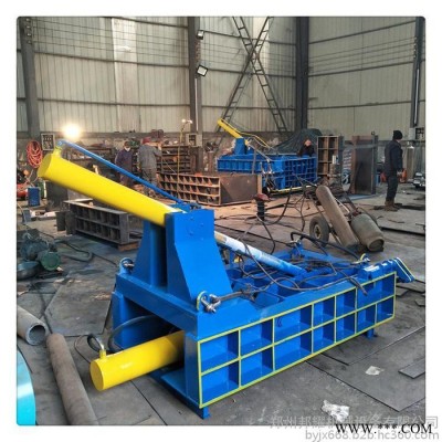 易拉罐压块机 油漆桶压块机 废铁屑压块打包机 邦耀废旧金属压块机图5