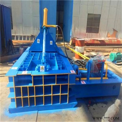 豫晓重工现货供应Y81-200金属压块机油漆桶压块机液压废铁打包机