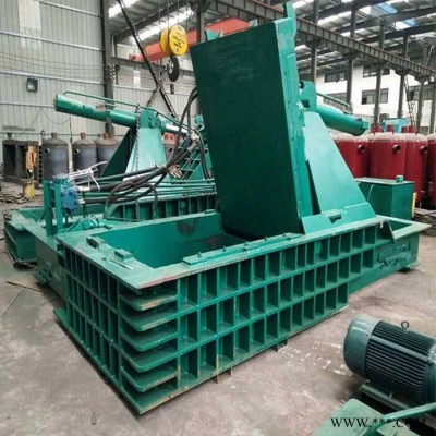 卧式液压废旧金属压块机废铁铝屑钢筋成型设备油漆桶易拉罐打包机图8