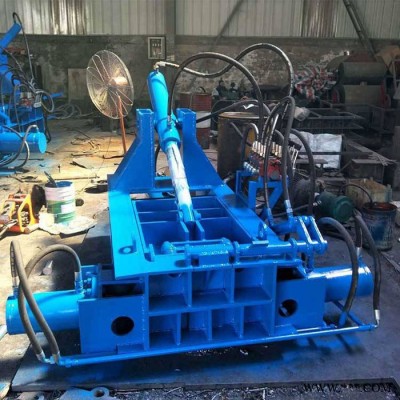 卧式液压废旧金属压块机废铁铝屑钢筋成型设备油漆桶易拉罐打包机图3