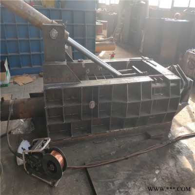 豫晓重工厂家生产YX-160金属打包机油漆桶压块机铝膜打包机图2