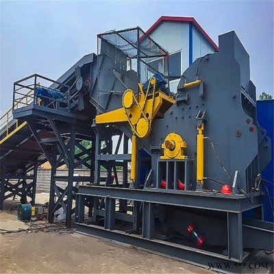 能达重工供应金属破碎机 废钢废铁破碎机 金属压块破碎机 薄铁皮油漆桶粉碎机图7