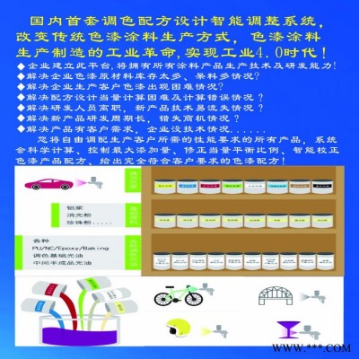 涂料 、油漆、油墨、生产管理软件 精细化工生产企业管理软件 配方设计软件