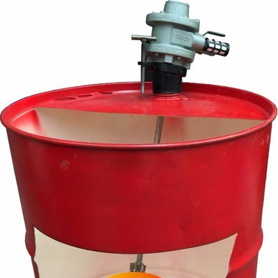 供应加斯顿SZ-V 200公斤密封桶用伸展式气动搅拌机 油漆涂料化工防爆气动搅拌机生产厂家