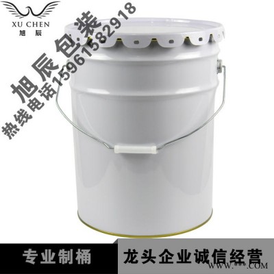 **金属方便铁桶 20l马口铁包装桶 开口铁稀料溶剂桶化工涂料油漆桶 涂料桶 化工桶 金属桶图2