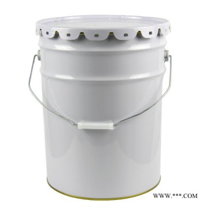 **金属方便铁桶 20l马口铁包装桶 开口铁稀料溶剂桶化工涂料油漆桶 涂料桶 化工桶 金属桶图1