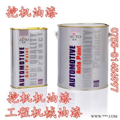 东莞挖机油漆 工程挖机专用神钢绿色油漆图2