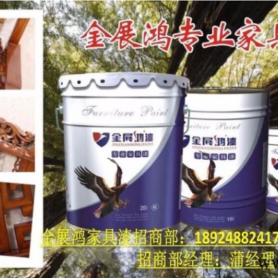 广东家具厂油漆直供木门油漆批发办公家具漆代理实木油漆PU/PE/硝基油漆金展鸿漆招商图4