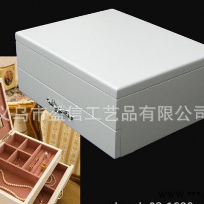 首饰收纳盒 木质油漆首饰盒 多层多功能梳妆礼盒 油漆木盒图3