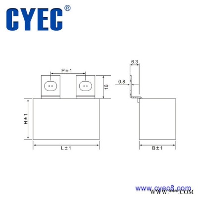 纯源【厂家批发】380V通用变频器电容器定制 CSL 1uF 850VDC图1