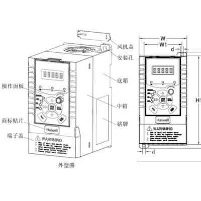 海为E2.2T4经济型变频器海为湖北总代 海为变频器图2