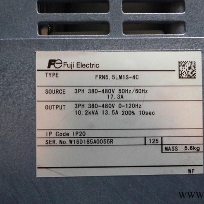 富士变频器FRN5.5LM1S-4C 富士电梯专用变频器