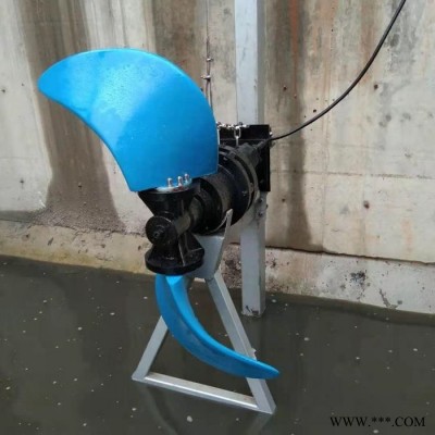 南京云升QJB潜水式低速推流器 叶轮聚氨酯材质 潜水搅拌机 低速推进器图3