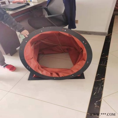 沧州宏泰定制硅胶布软连接   通风帆布软接头  吊环式帆布软连接等图2