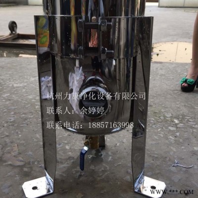 杭州力康生产菜籽油过滤器 食用油过滤器 快装式吊环螺栓顶盖操作方便快捷图3